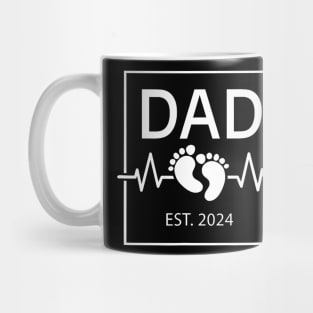 Dad Est. 2024 Soon To Be Father Pregnancy Announcement Mug